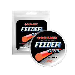 Эластичная резина Dunaev Feeder Gum Black 5м