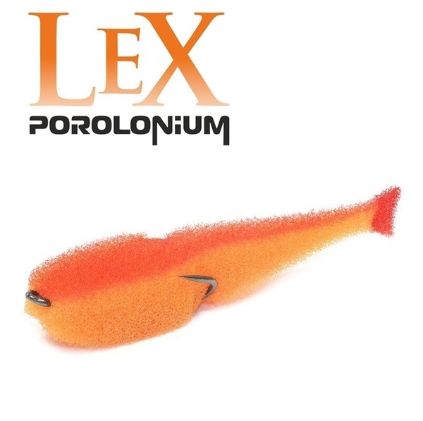 Поролоновая рыбка LEX Porolonium Classic CD 8см цв.ORB